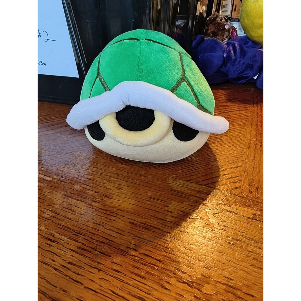 Nintendo Mario Kart Green Shell 6" Soft Plush Club Mocchi-Mocchi Tomy W/Sound